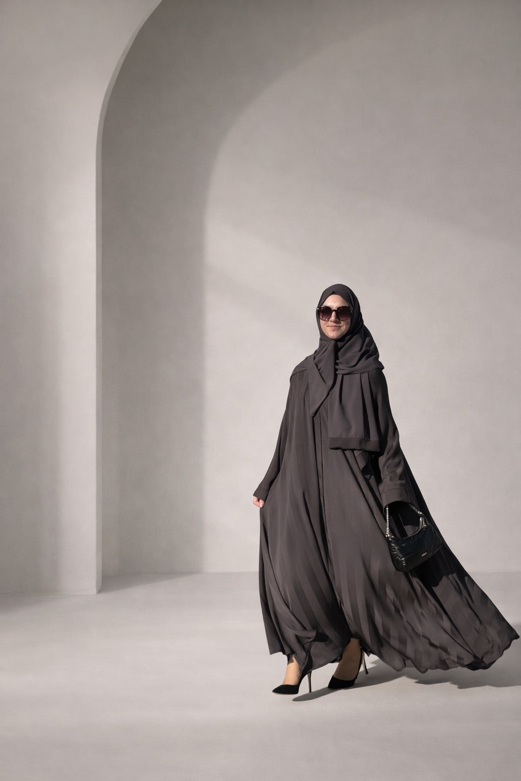 Anthracite Sahra Abaya
