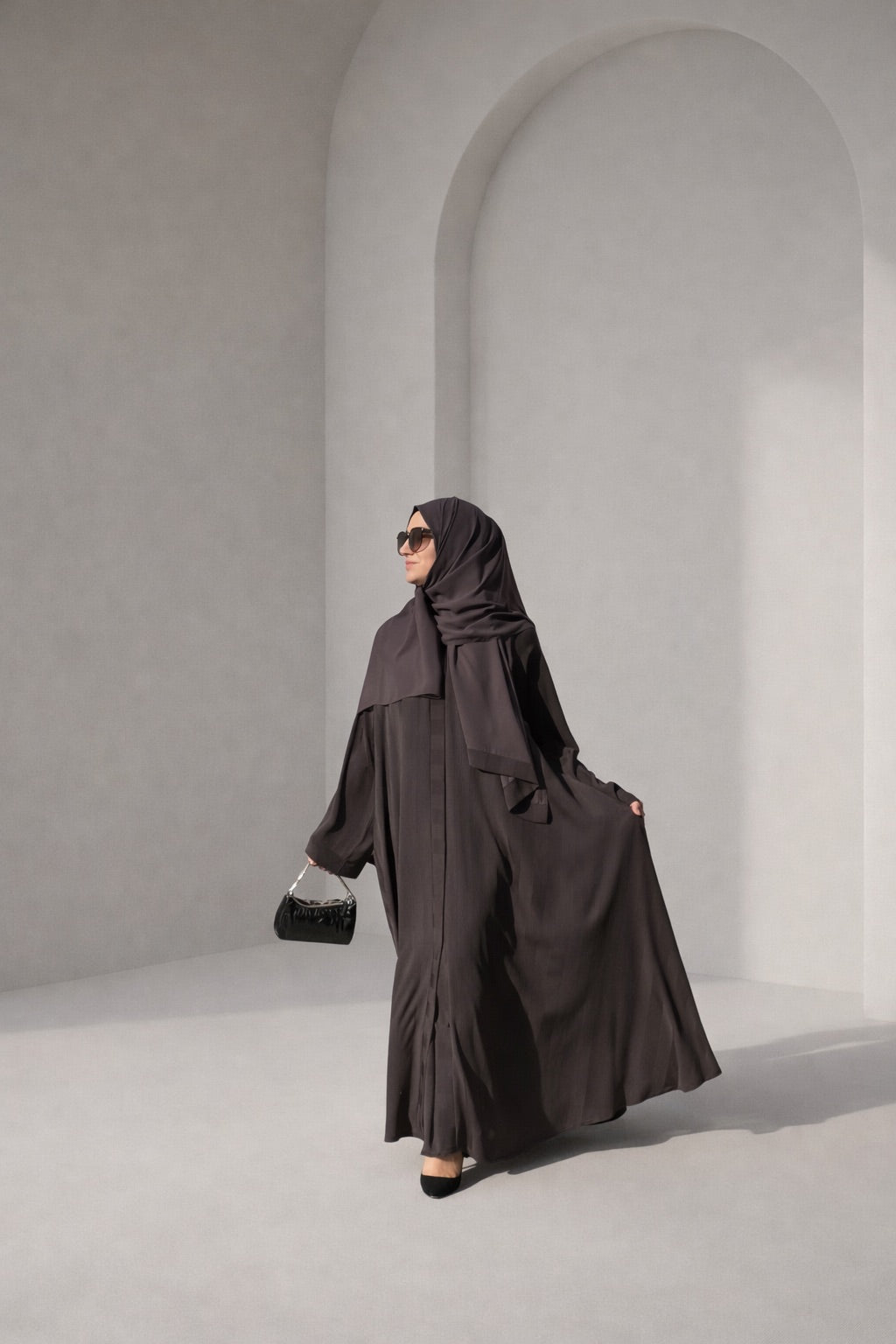 Anthracite Sahra Abaya