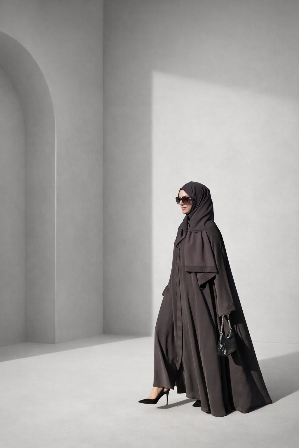 Anthracite Sahra Abaya
