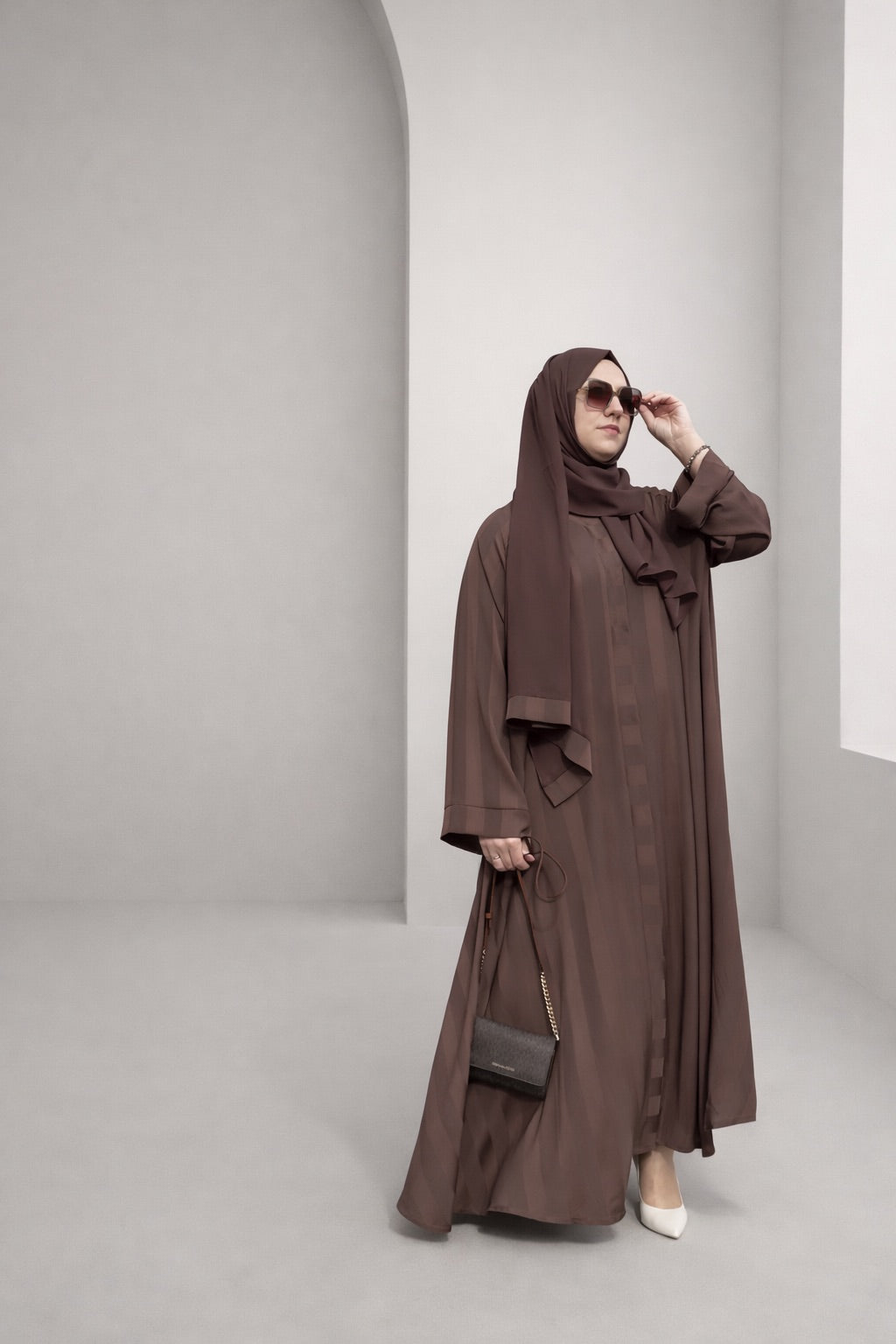 Brown Sahra Abaya