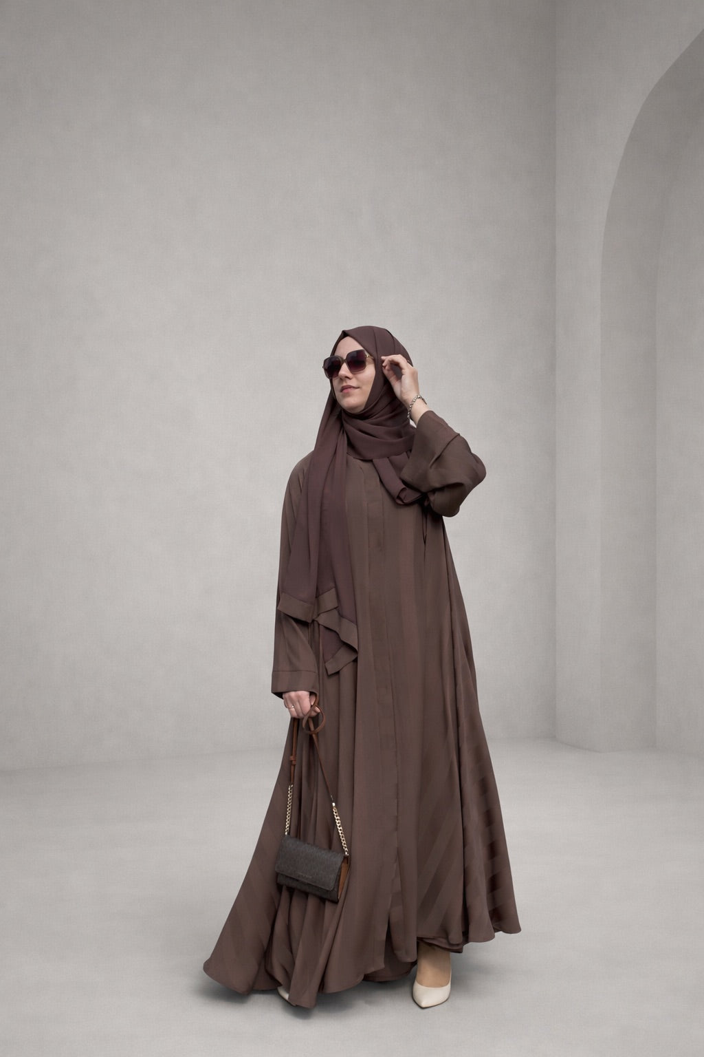 Brown Sahra Abaya
