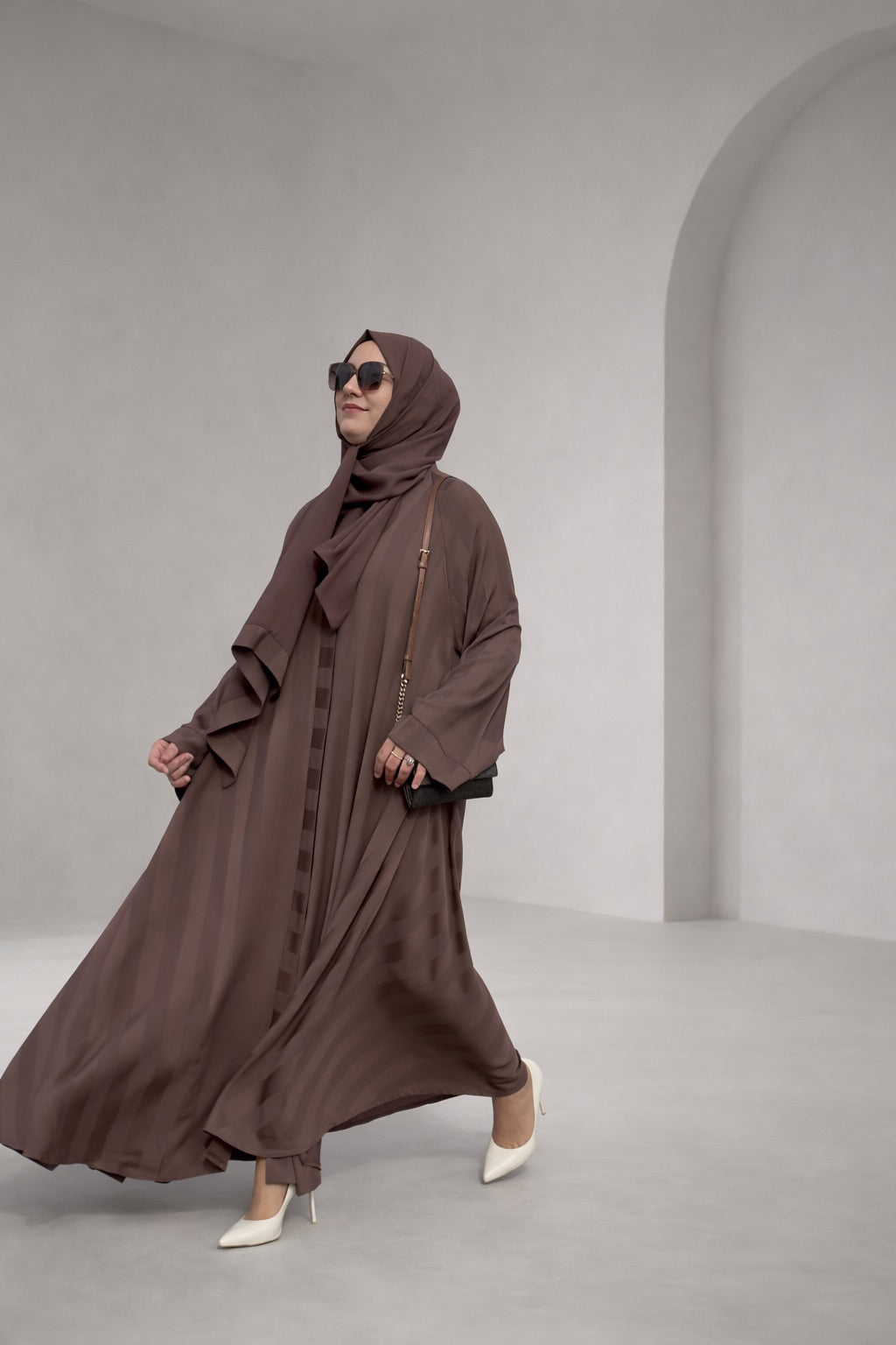Brown Sahra Abaya
