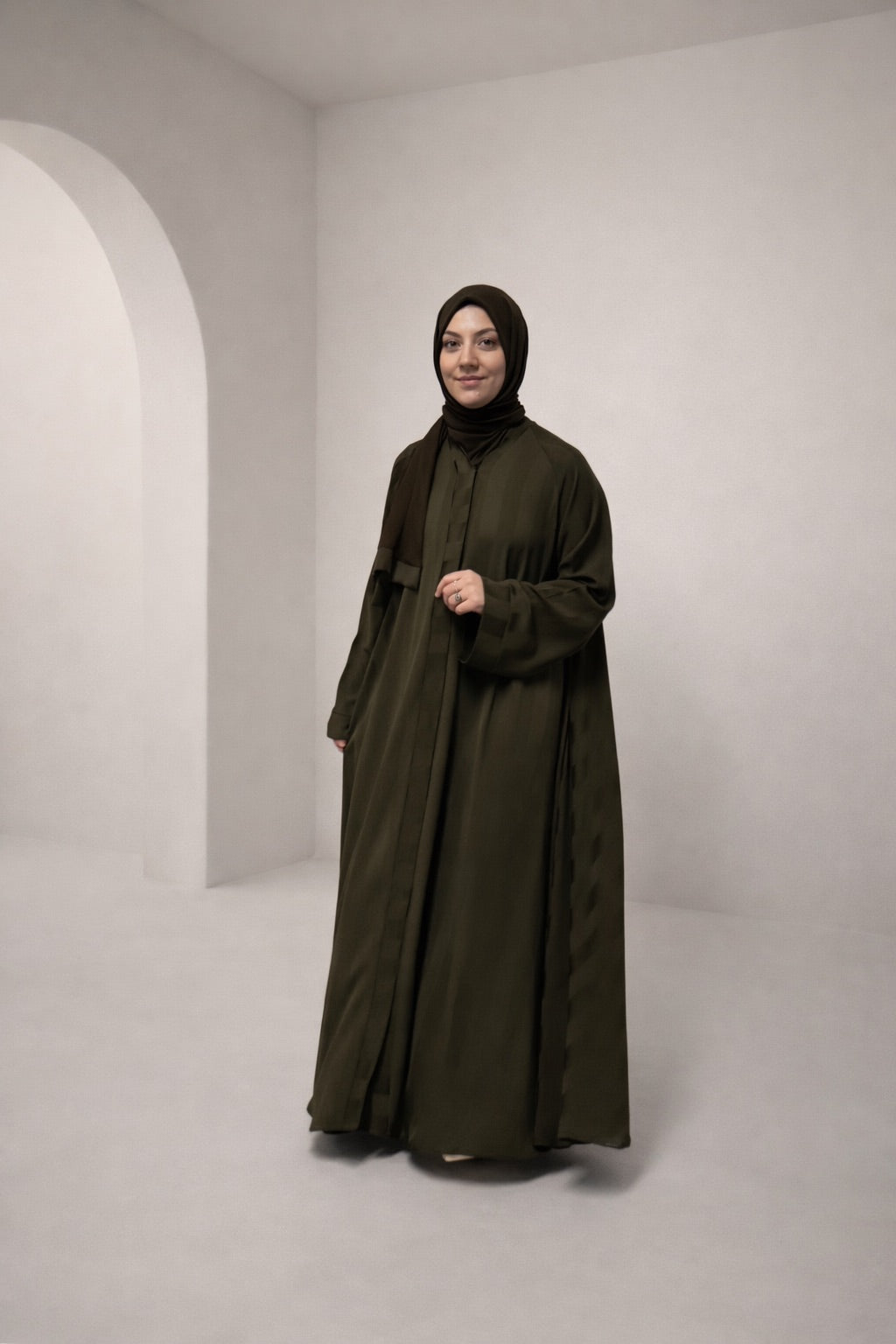 Khaki Sahra Abaya