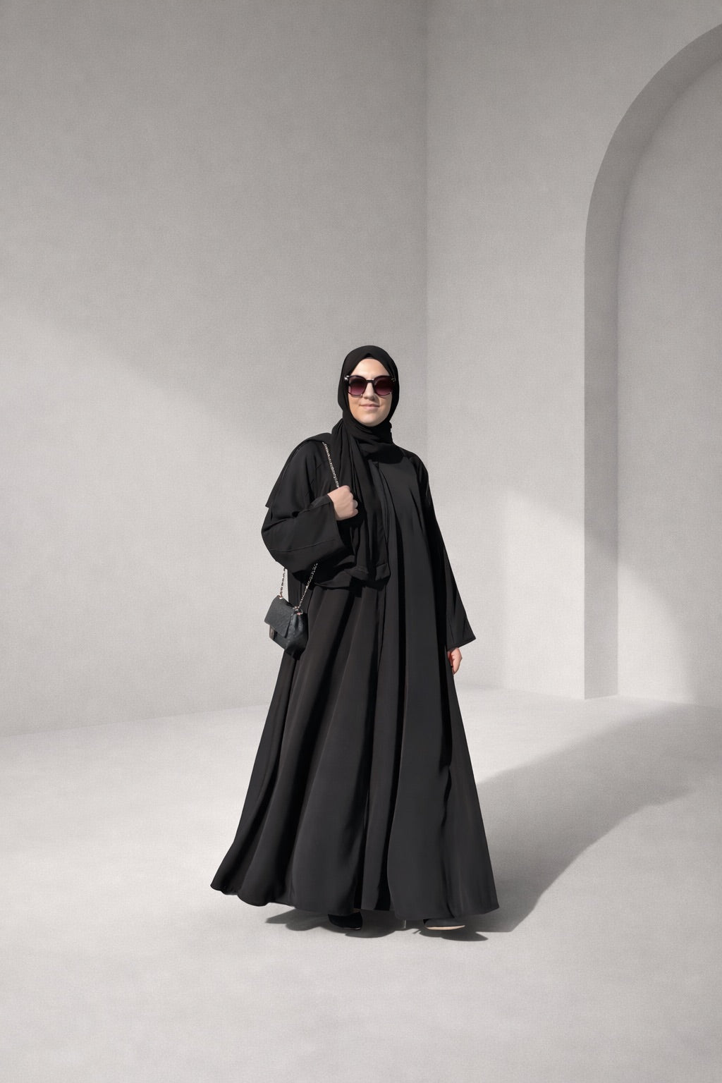 Black Asude Abaya