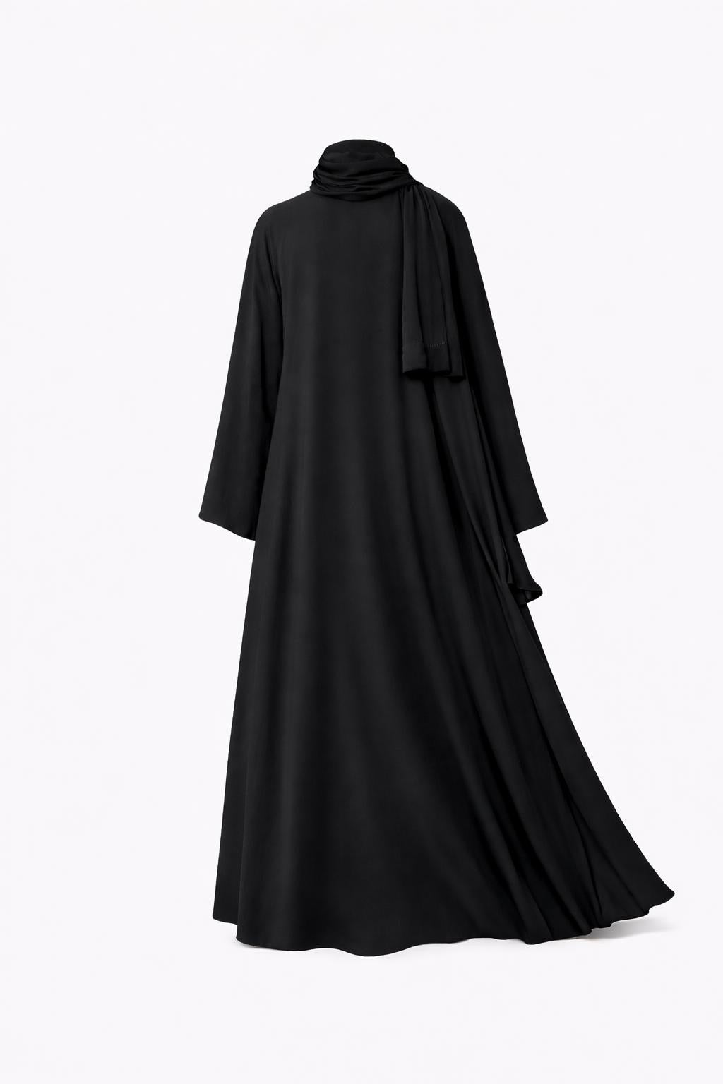 Black Asude Abaya