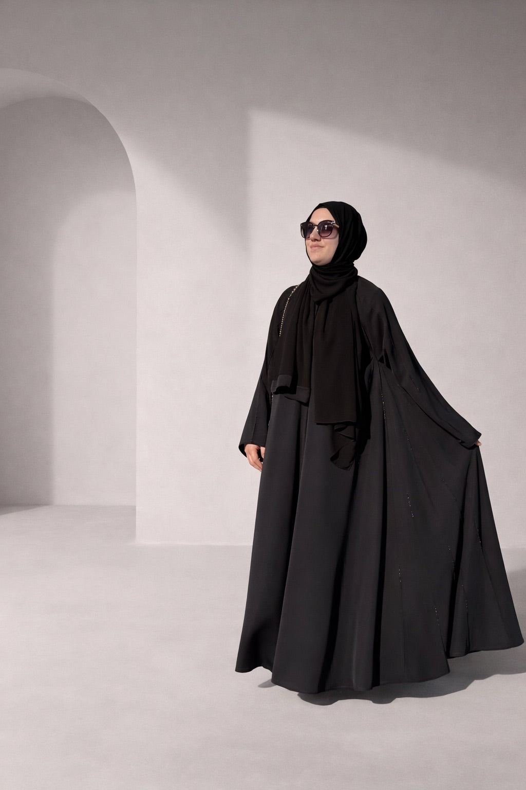 Black Asude Abaya