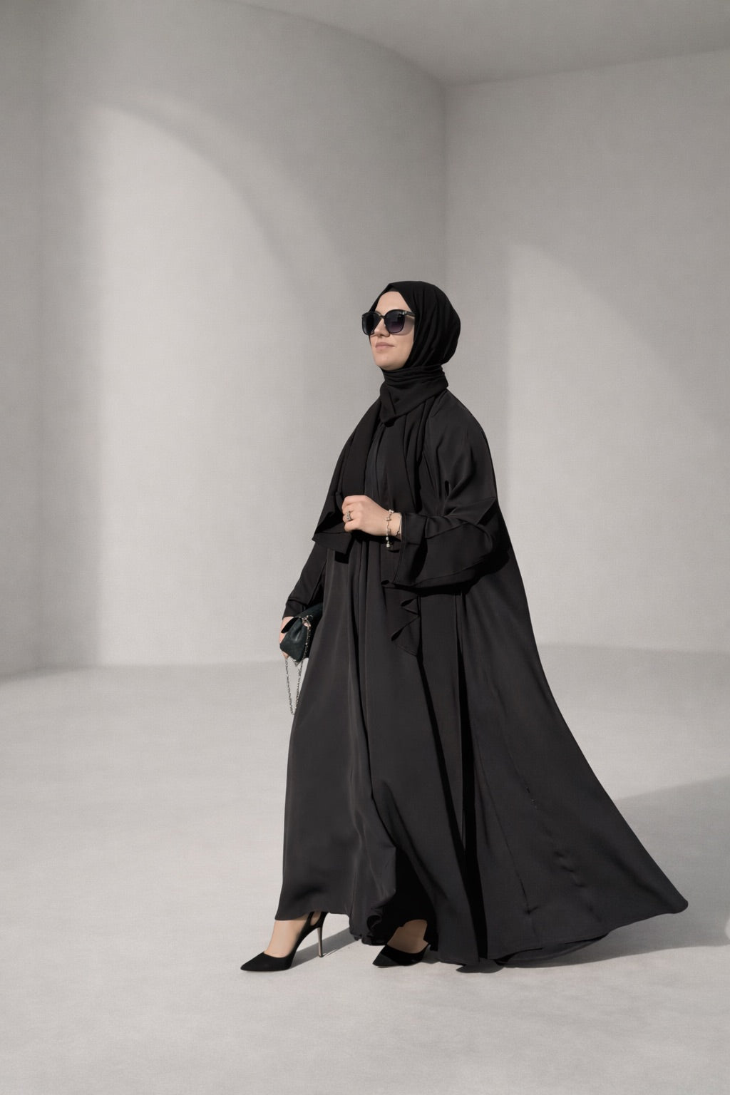 Black Asude Abaya