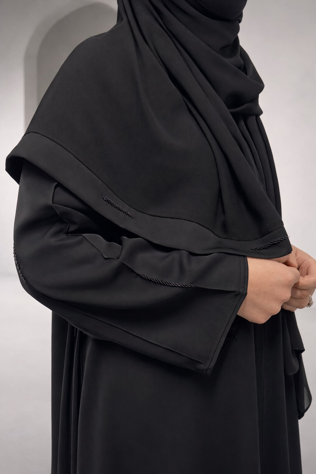 Black Asude Abaya
