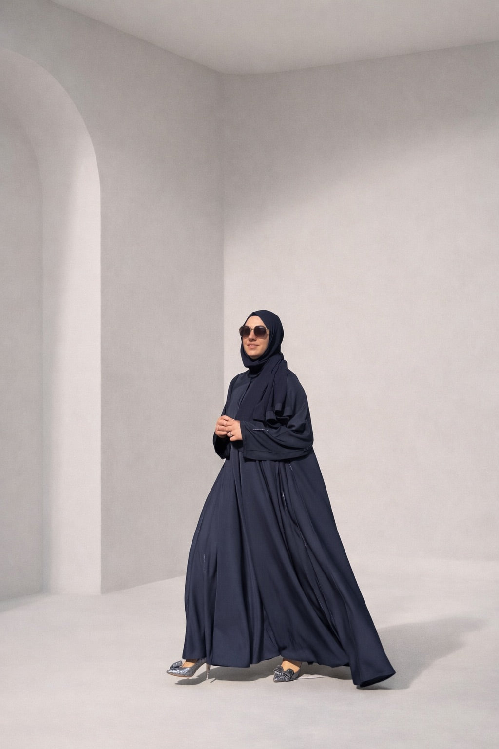 Navy Asude Abaya