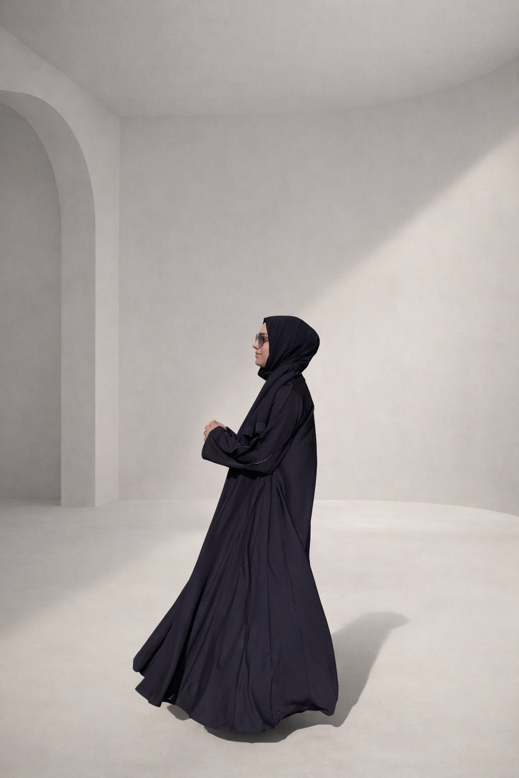 Navy Asude Abaya