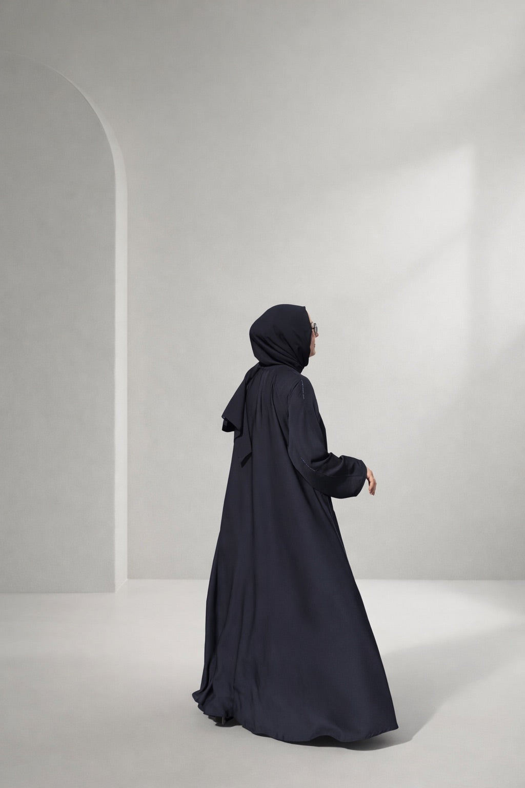 Navy Asude Abaya