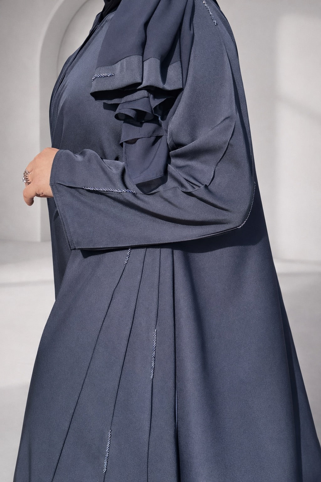 Navy Asude Abaya