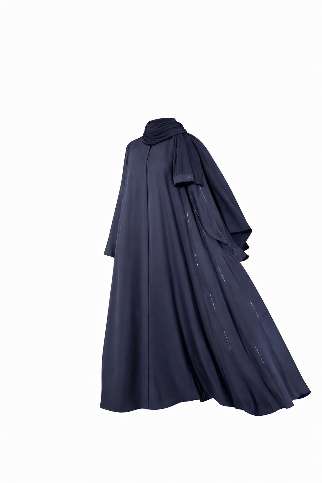 Navy Asude Abaya