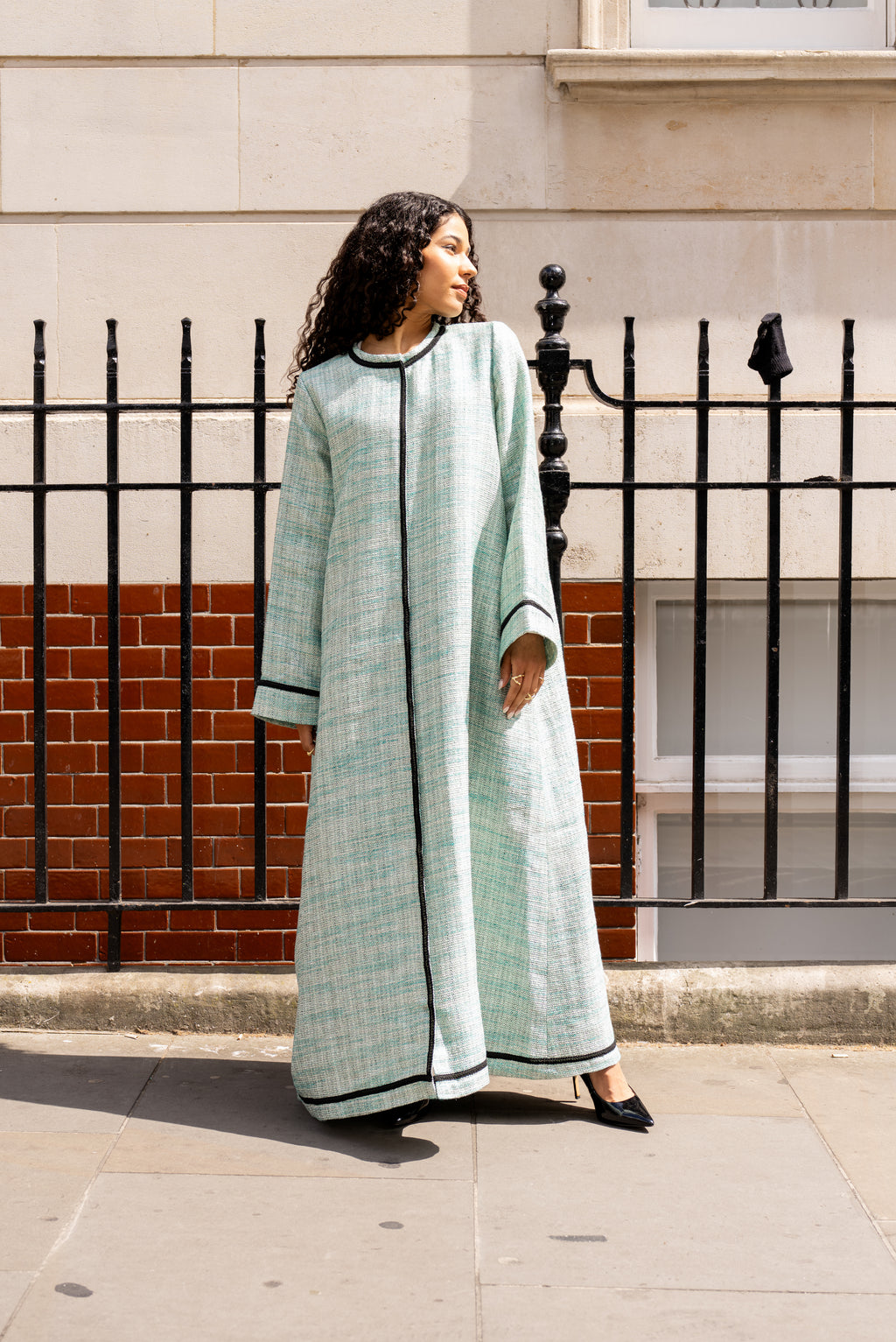 Handmade Tulip Abaya – Mint Green