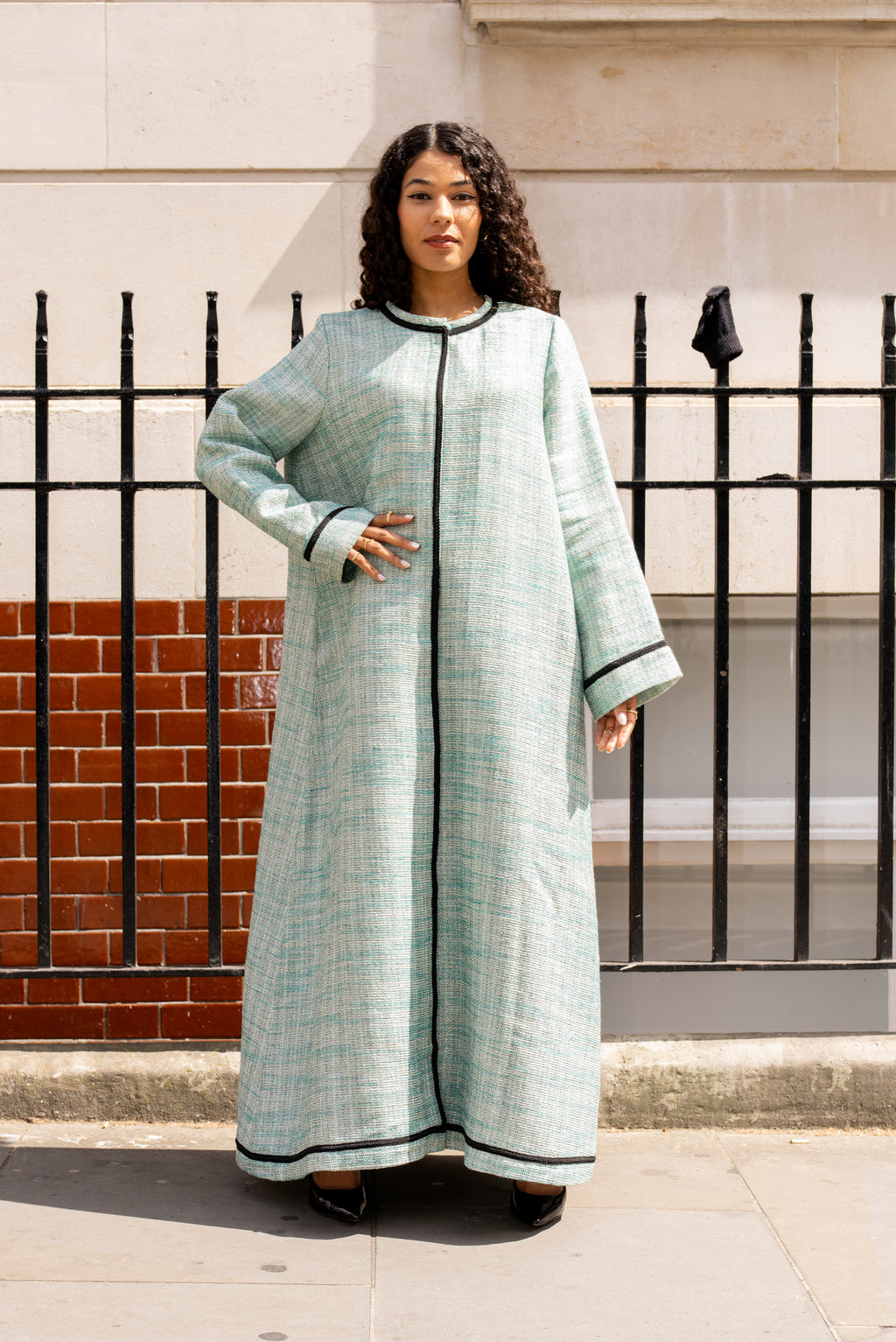 Handmade Tulip Abaya – Mint Green
