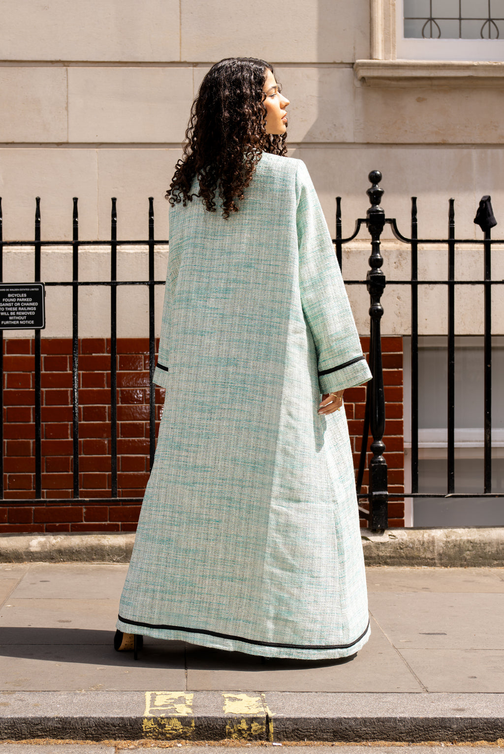 Handmade Tulip Abaya – Mint Green