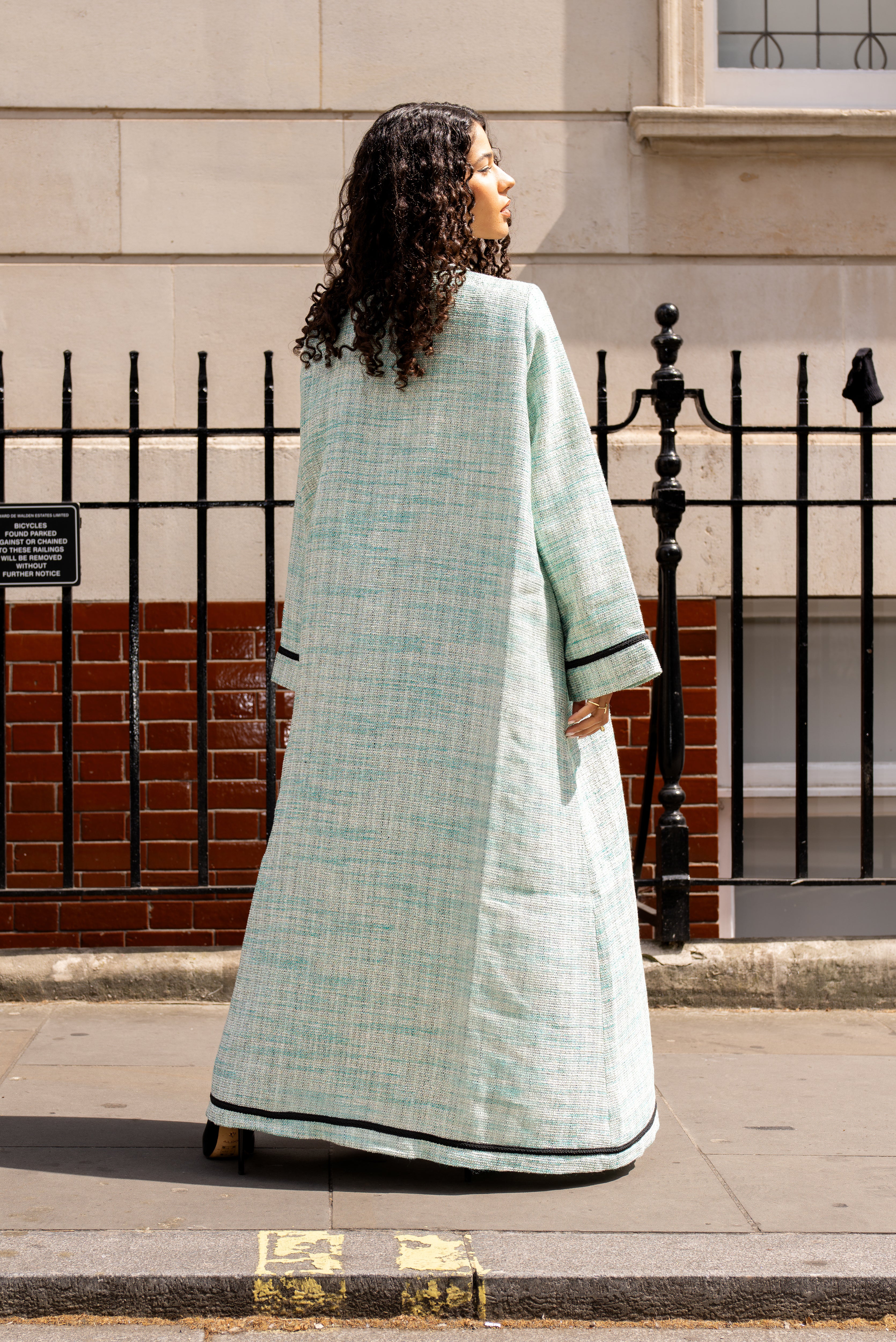 Handmade Tulip Abaya – Mint Green