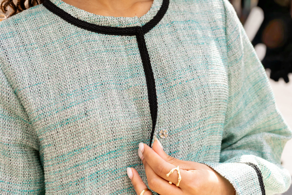 Handmade Tulip Abaya – Mint Green