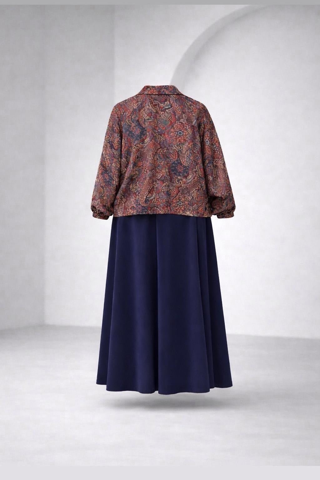 Paisley Jacket & Maxi Skirt Two Piece Set